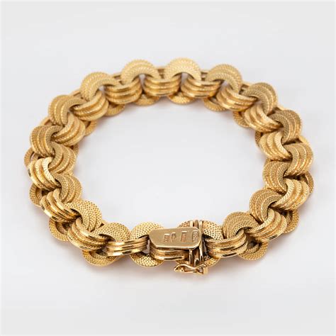old gold bracelet value